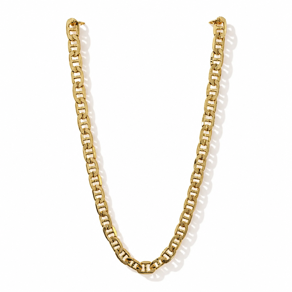 Mariner Link Chain Necklace – Yellow Gold Finish